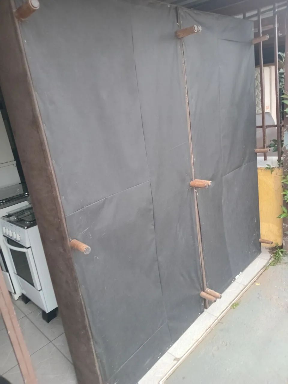 Base box king size, semi nova.(Entrego) - Foto 4