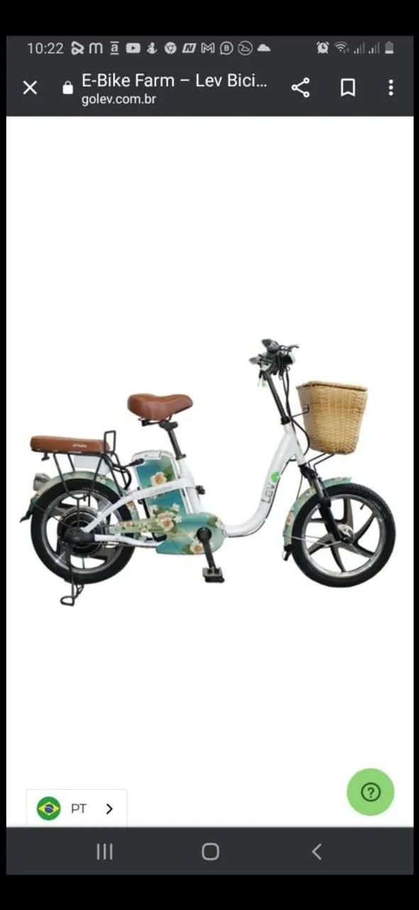 Vendo bicicleta elétrica da marca lev modelo farm - Foto 3