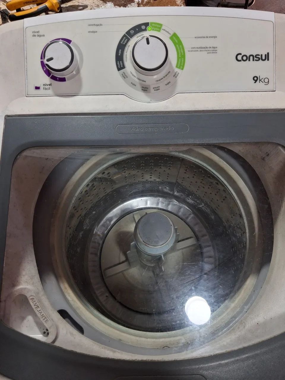 Máquina de lavar 9k funcionando 