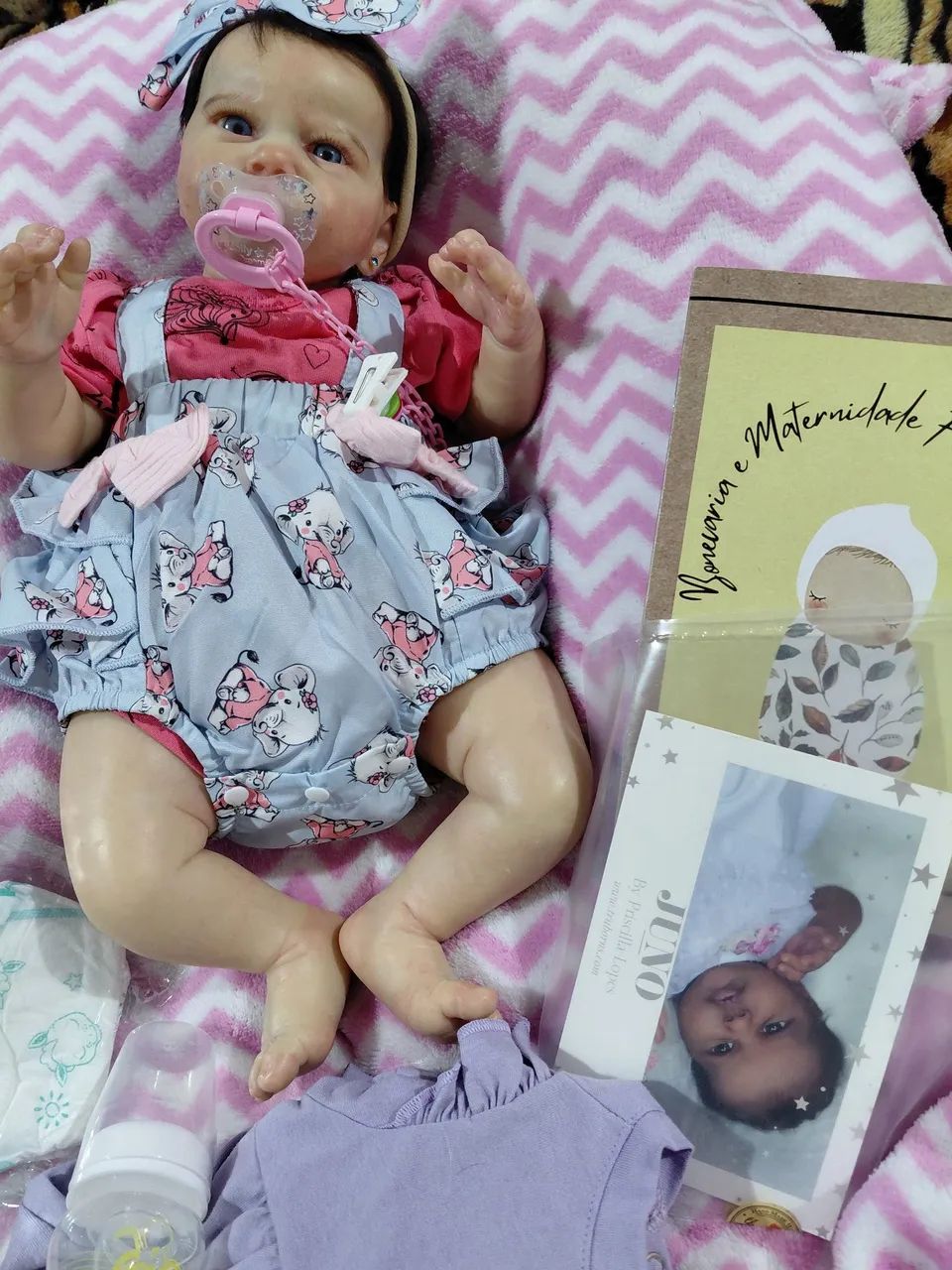 Bebê reborn kit Juno original esgotada  - Foto 4