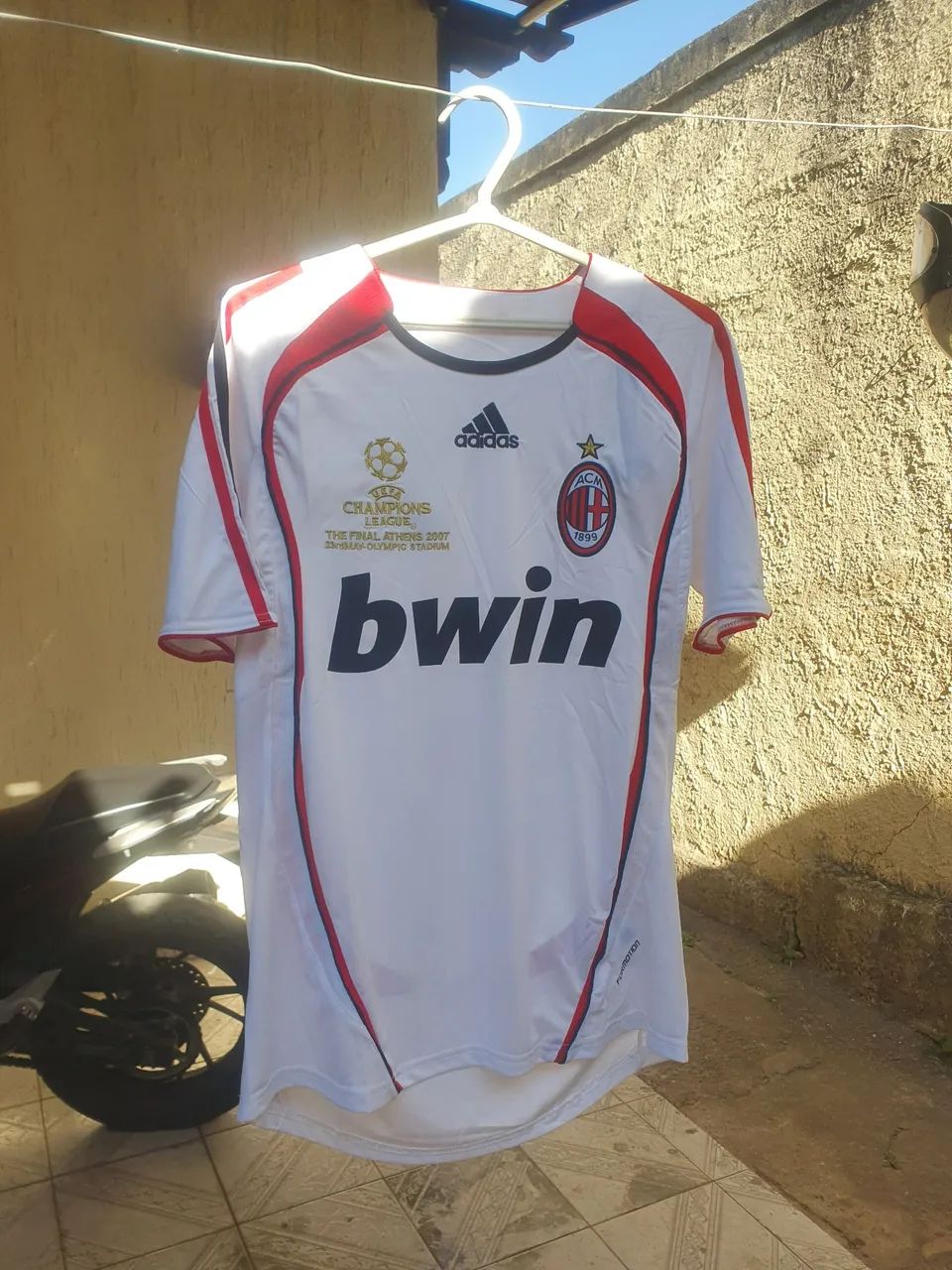 CAMISA RETRÔ MILAN 2006/2007 BRANCA