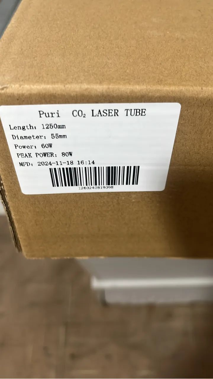 Tubo laser CO2 marca Puri 80 watts - Foto 3