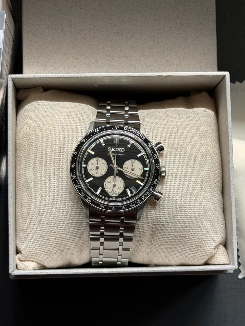 Relogio seiko ssb479 quartz chronograph - Foto 2