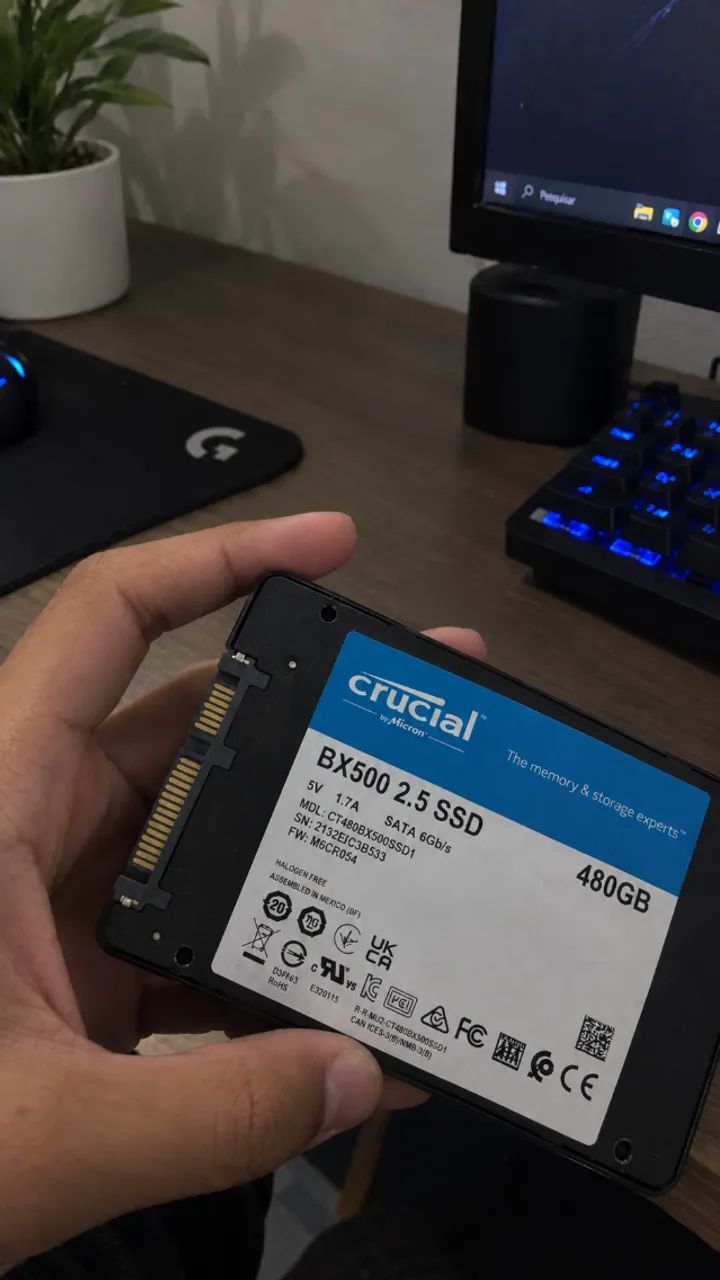 SSD Crucial 480GB