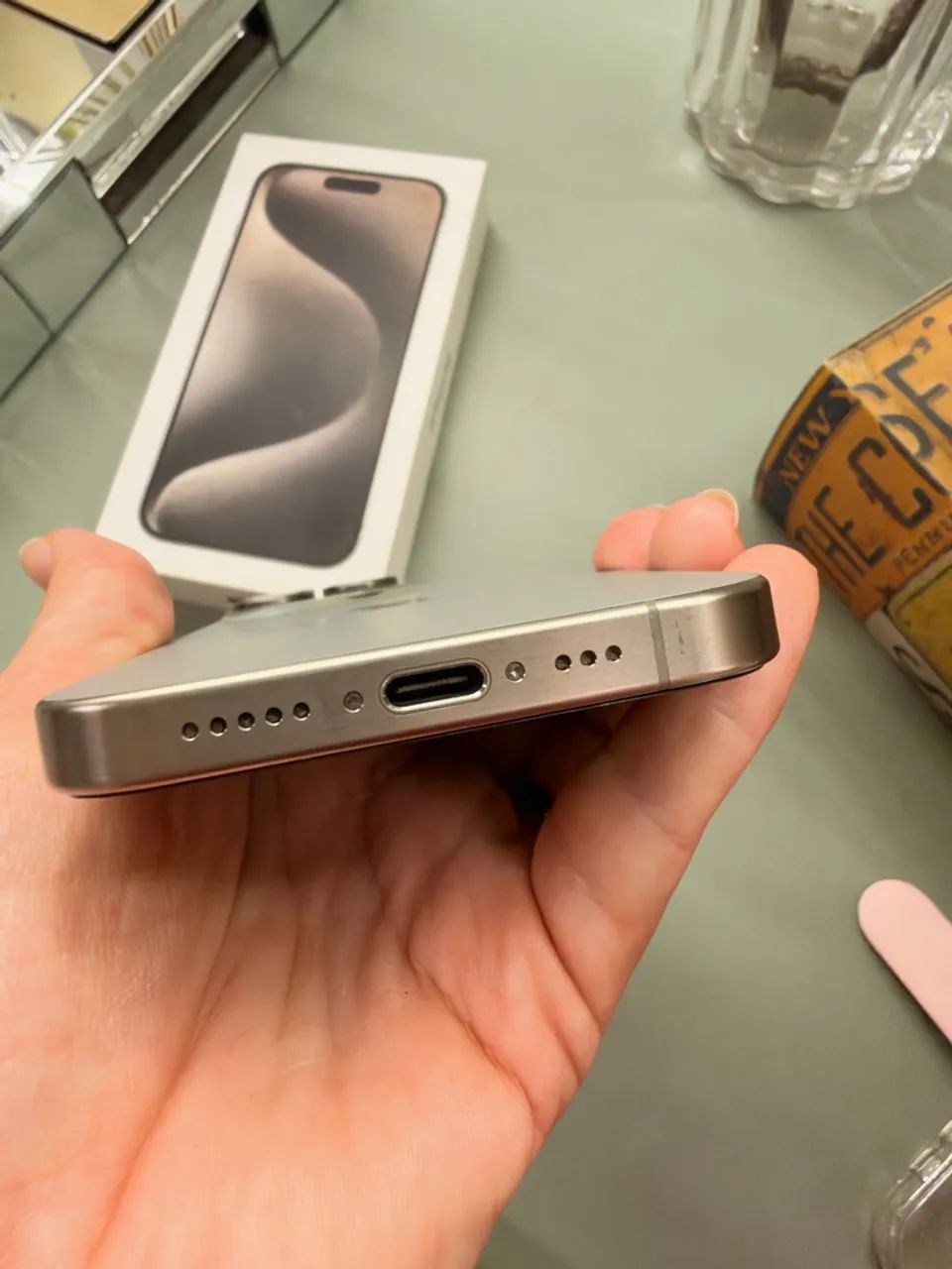 iPhone 15 Pro - 128 GB | Titânio Natural - Foto 3