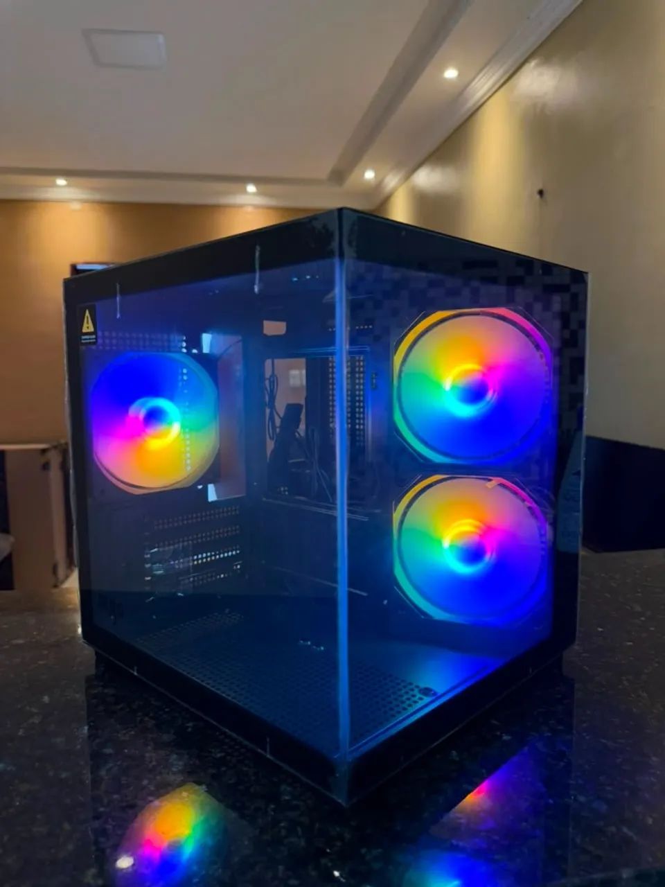Gabinete Gamer Aigo Aquário 03 Fans 