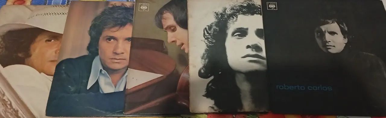 Coleção Disco Vinil Roberto Carlos - 6 discos