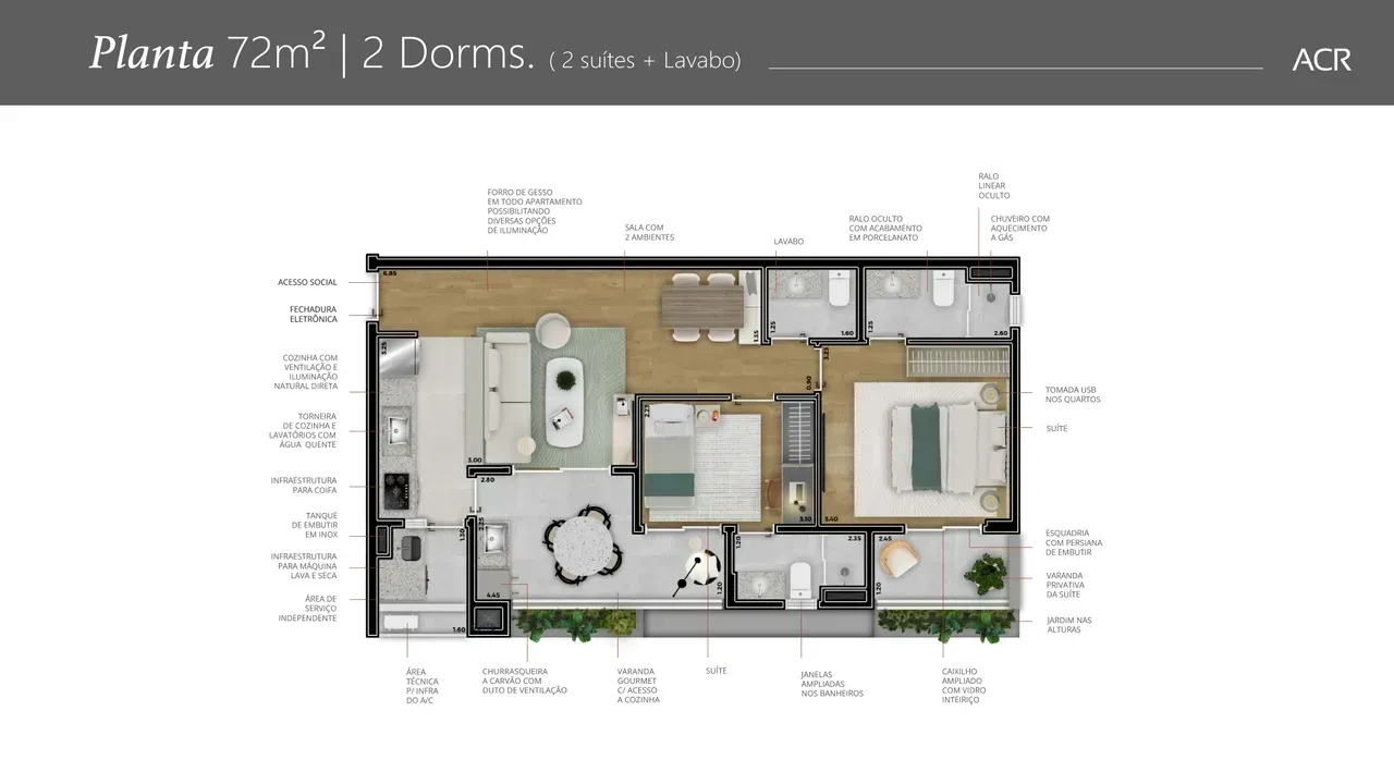 PLANTA 72m²