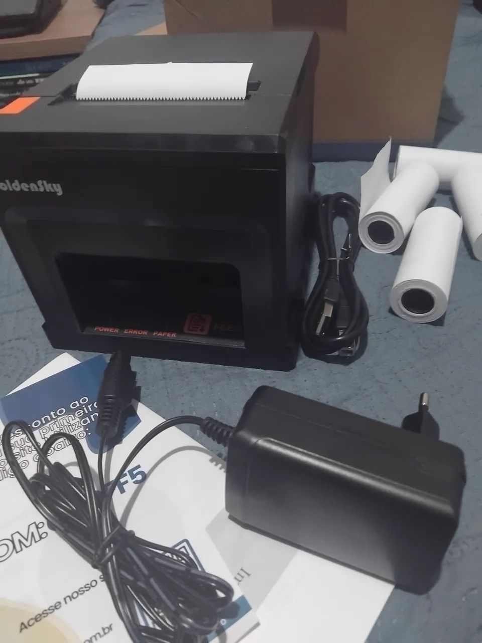 Impressora Térmica 80mm Usb Bluetooth Para Delivery  - Foto 4