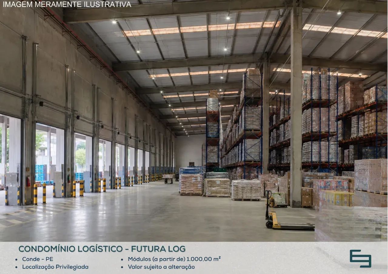Galpão para alugar em Conde/PB com 2.400 m² em condomínio logístico