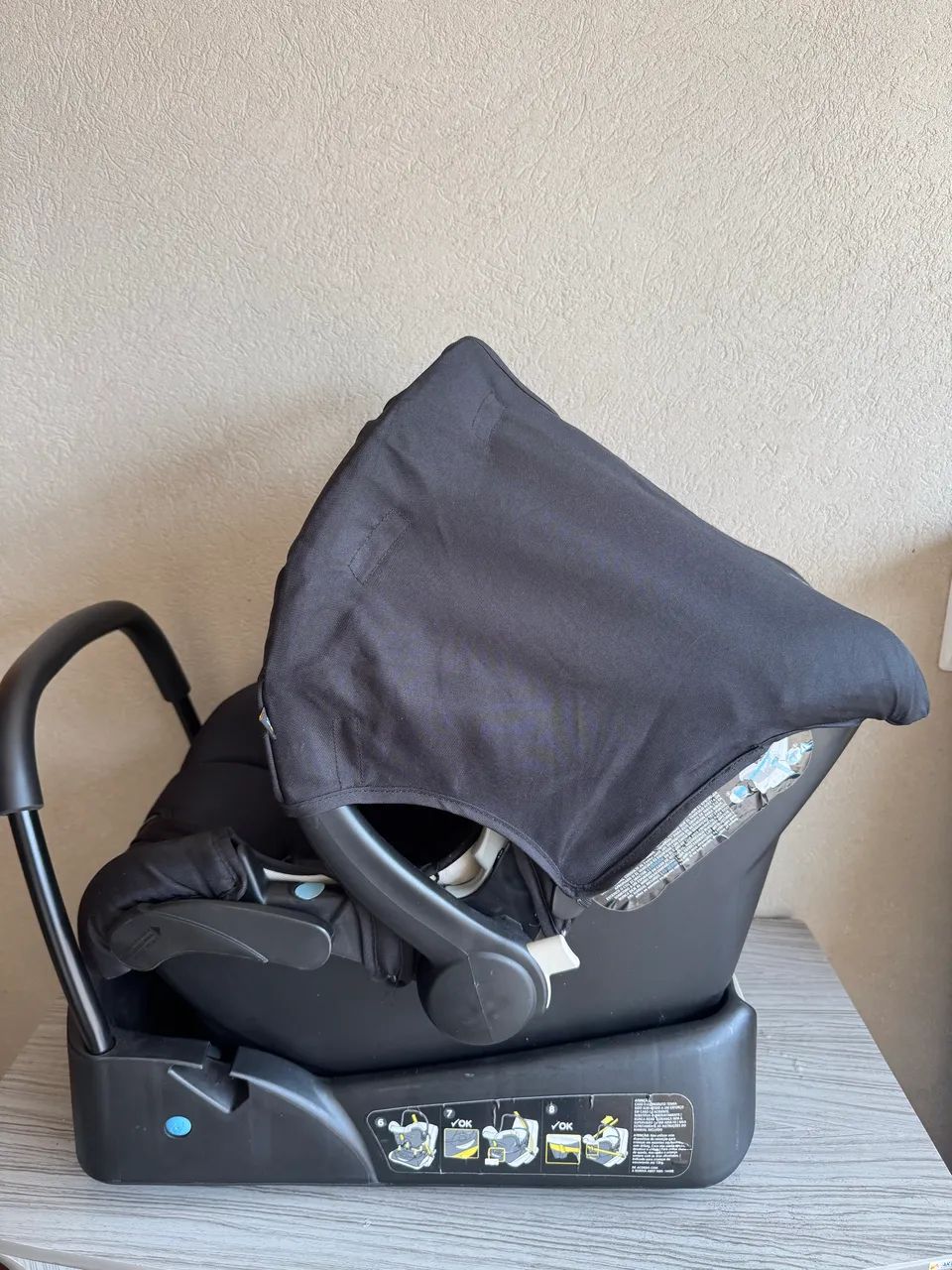 Bebê conforto com Base  - Foto 2