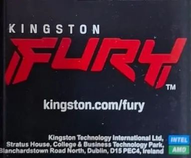 Memória DDR4 Kingston Fury Beast 8GB Nova - Lacrada - Original! - Foto 5