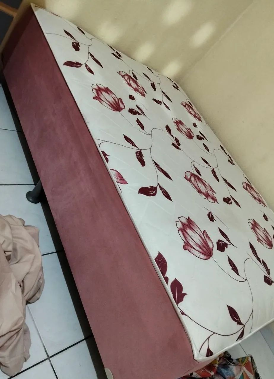 Cama casal box molas ensacadas super confortável e nova nunca usada - Foto 4