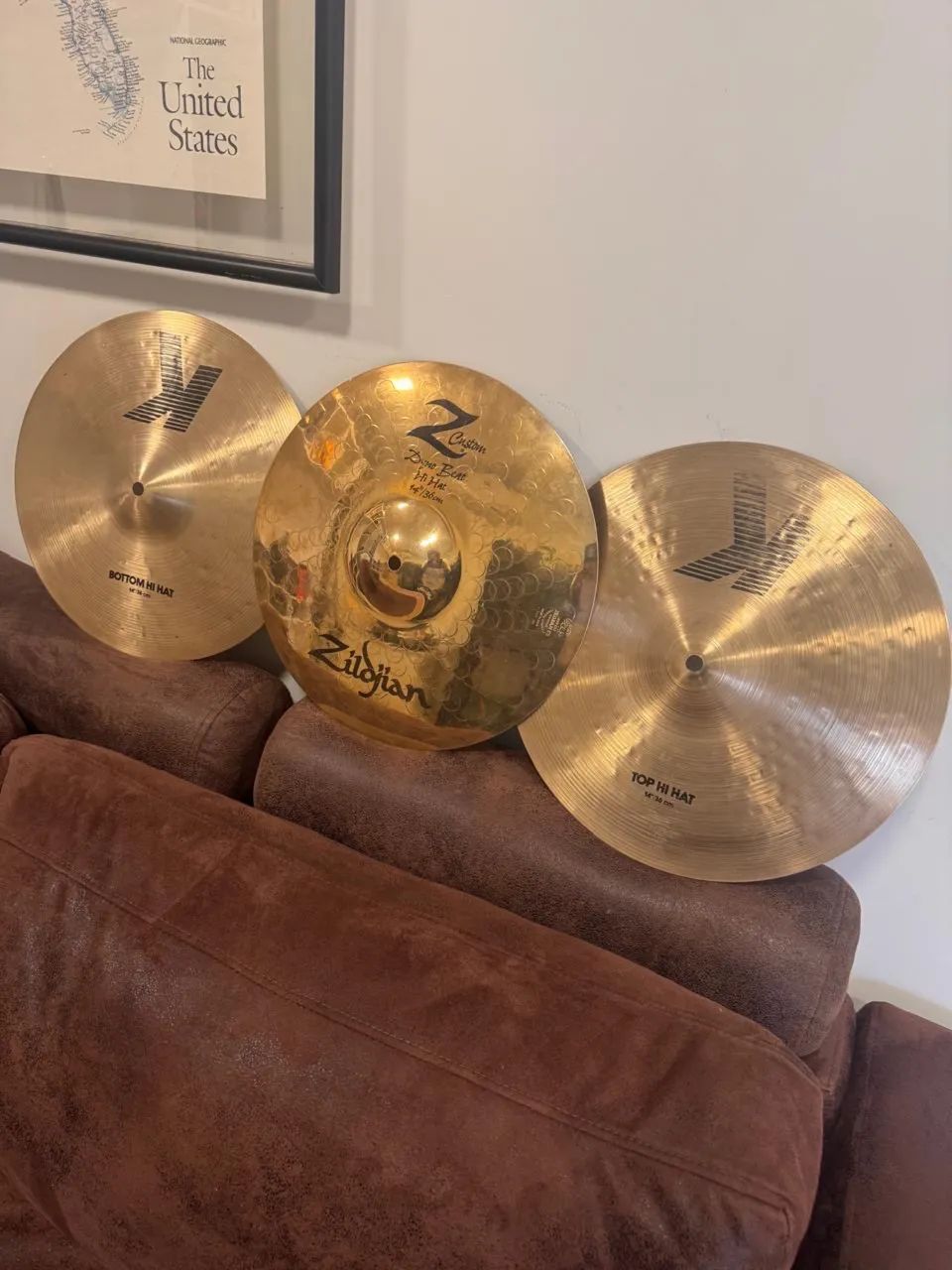 Par Zildjian K Hi-hat 14 + Z Custom Dyno Beat Bottom 14