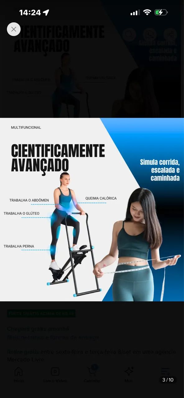 Máquina de escalada | simulador de caminhada  - Foto 2