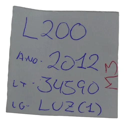 Luz Cortesia Dianteira Interna Teto L200 2012 Original - Peças
