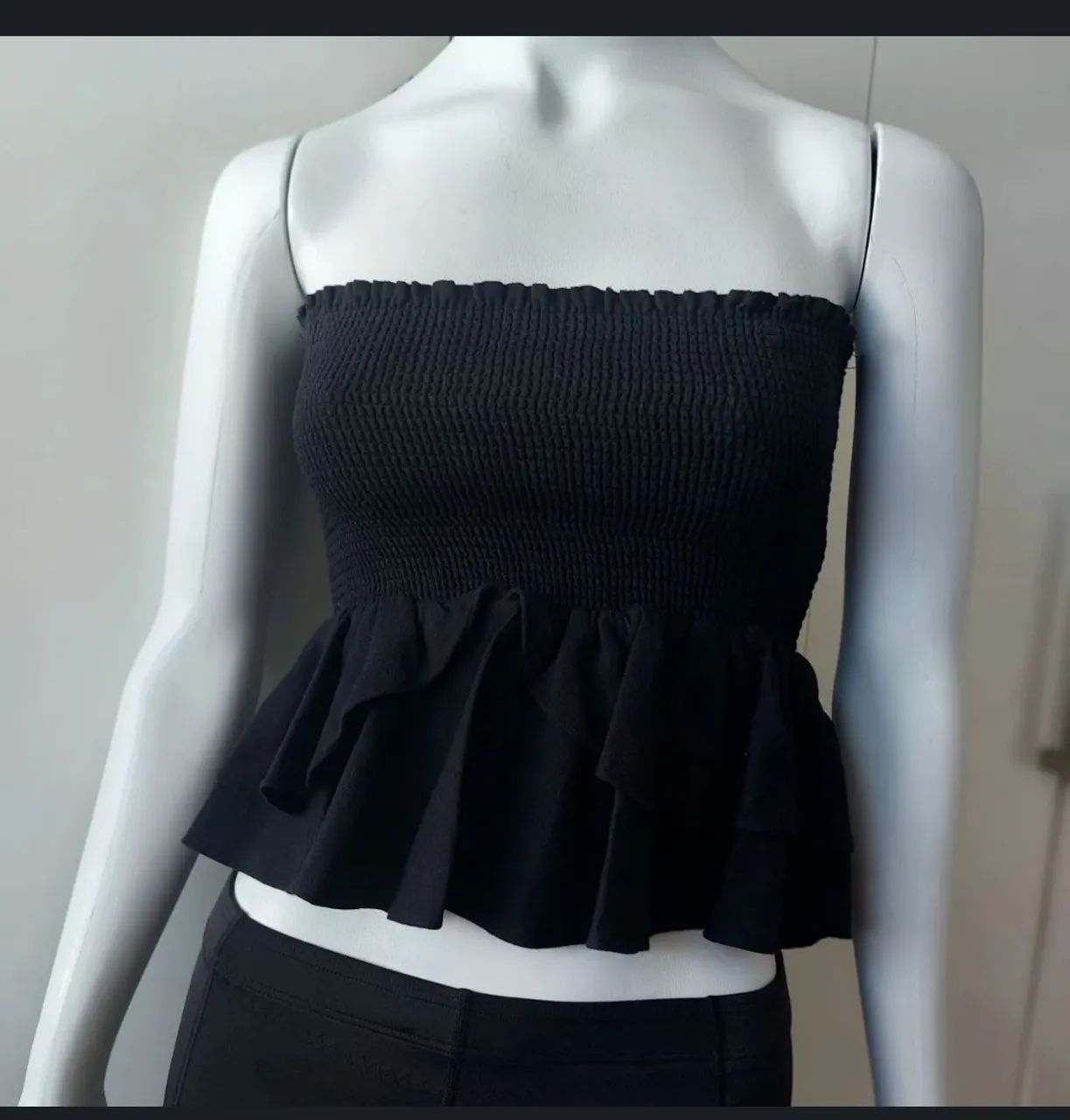 ZARA cropped preto  - Foto 3
