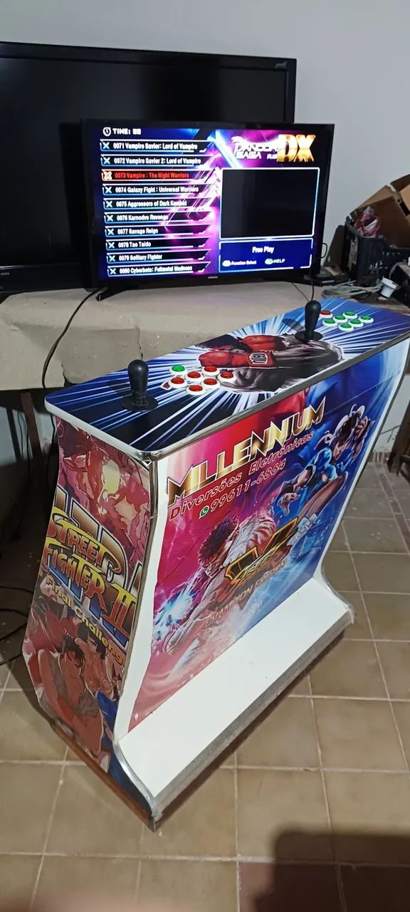 Fliperama de bancada multijogos 