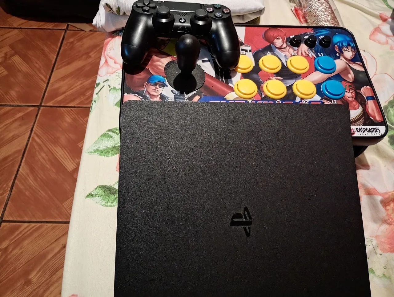 Ps4 + controle arcade ps4  - Foto 2