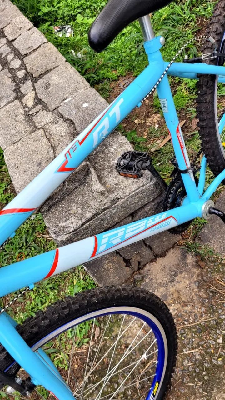 Bicicleta azul 26 aro - Foto 4