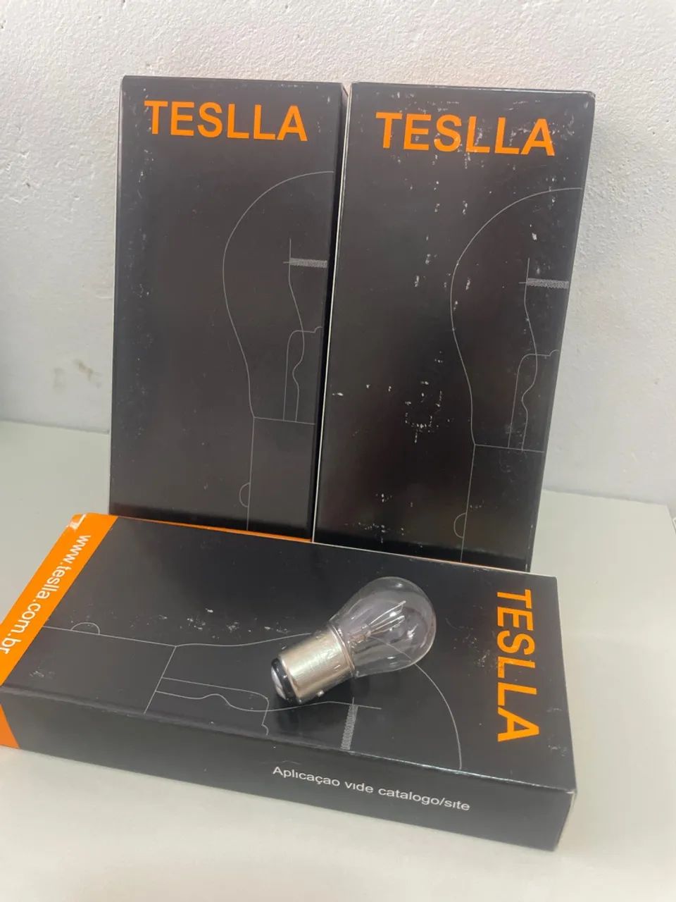 Lâmpada teslla 2 polos freio universal 