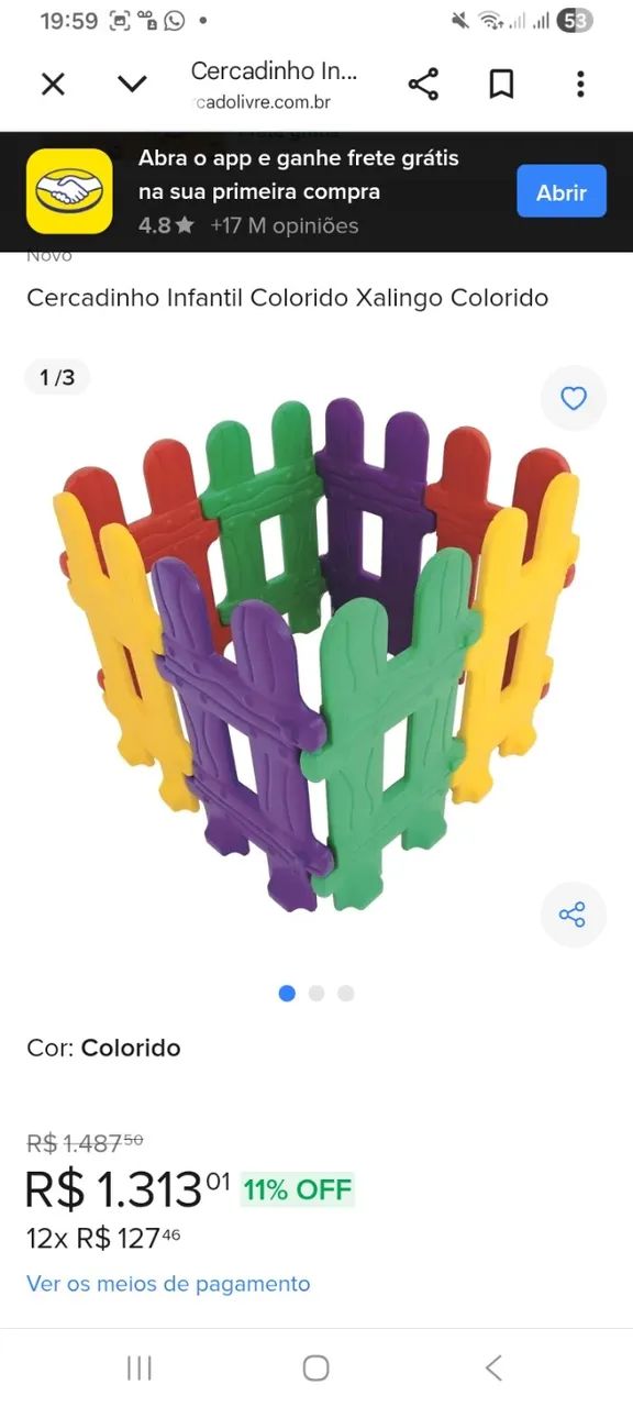 Playground e cercado 