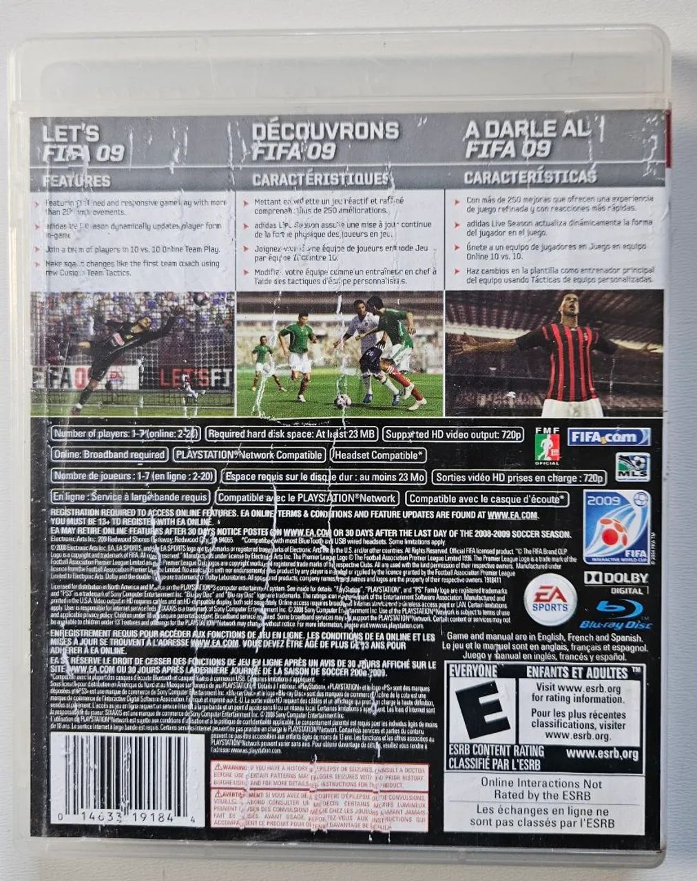 Fifa soccer 09 ps3 original usado - Foto 3