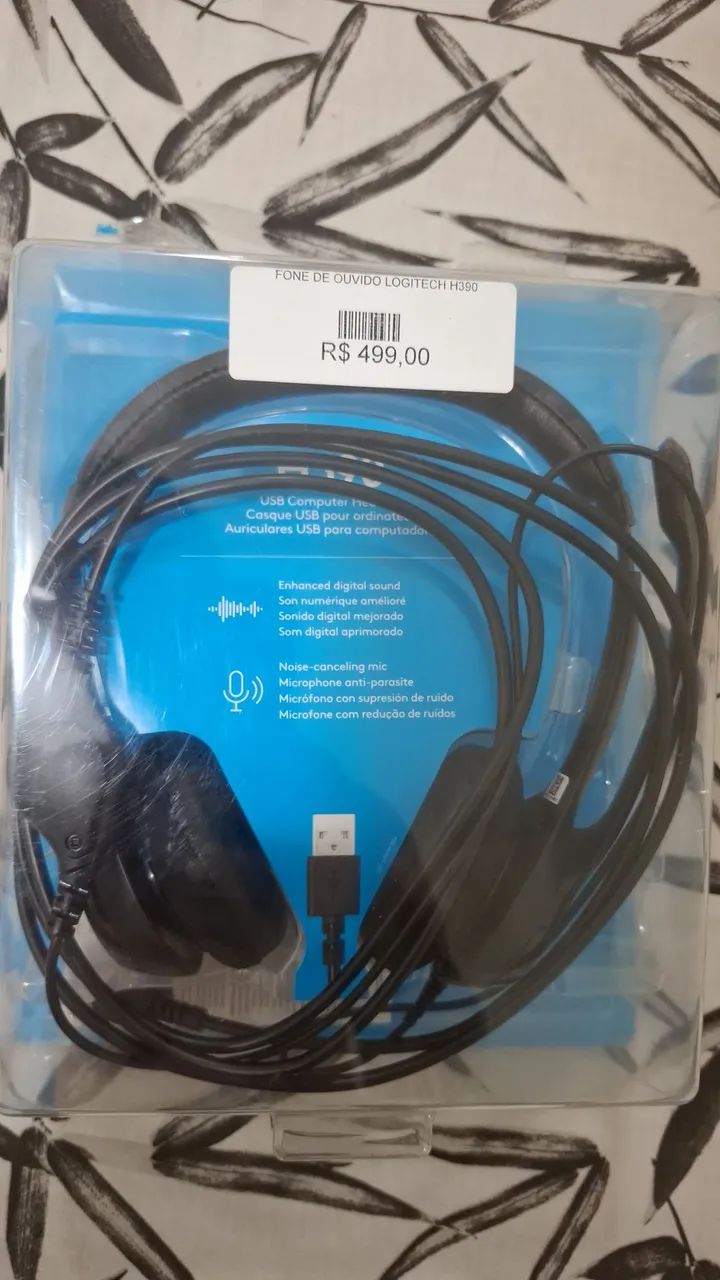 Fone com microfone 