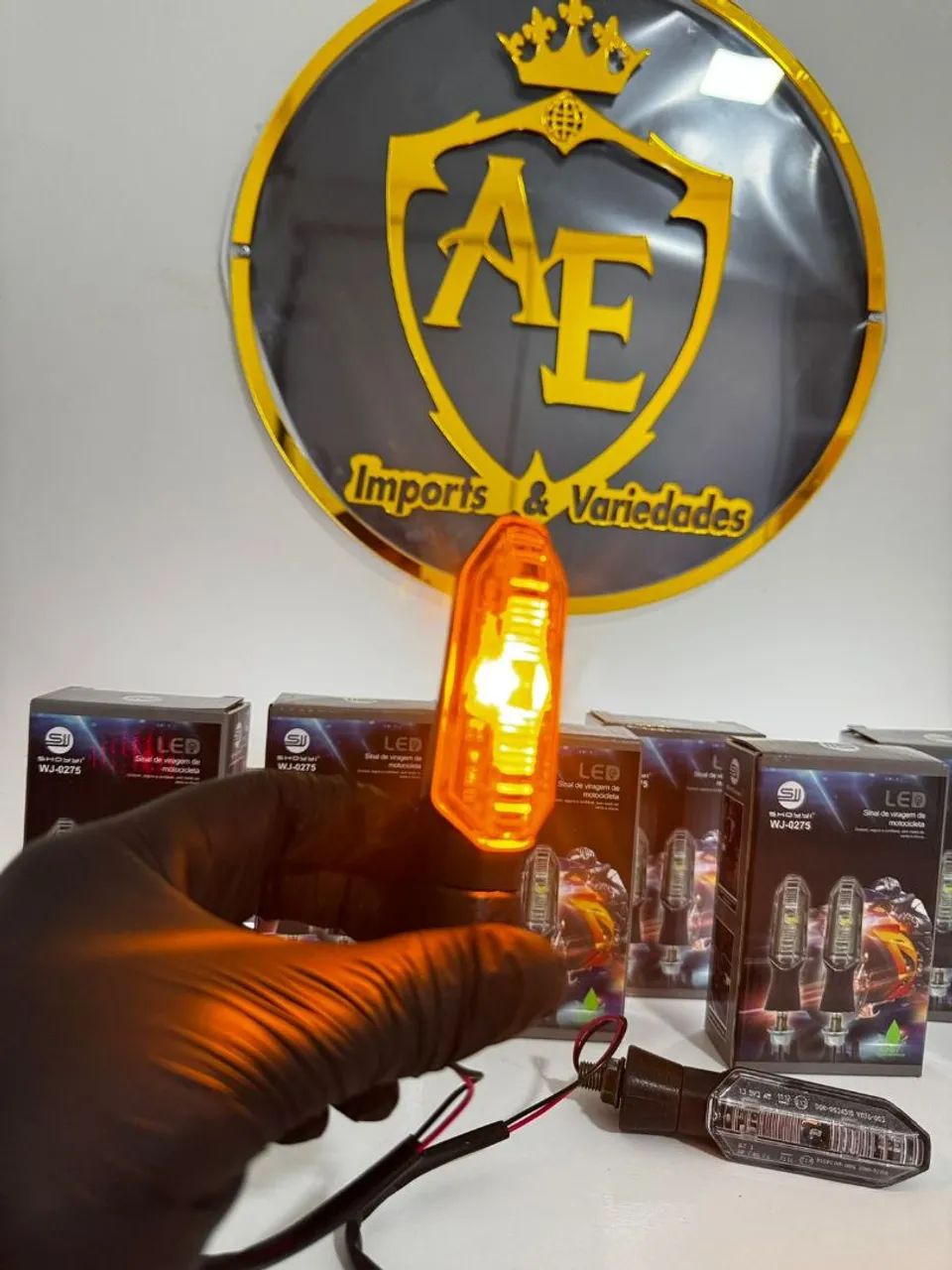Pisca de led para moto - Foto 4
