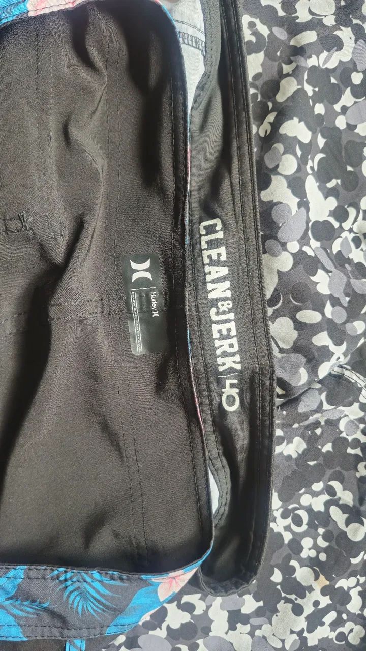 2 bermudas tam 40 hurley e clean e jerk store - Foto 3