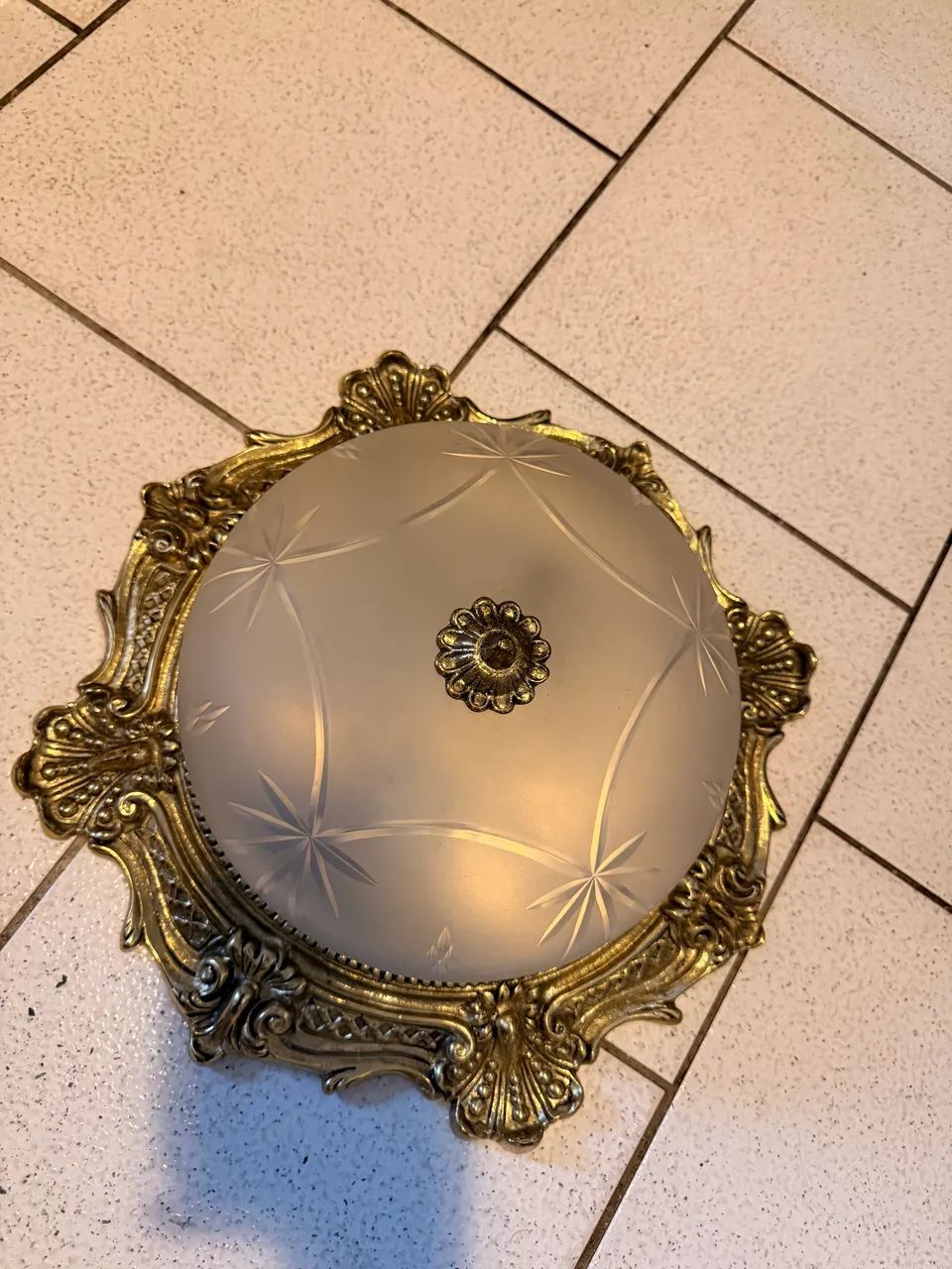 plafonier (ou plafon) de estilo clássico 40 cm - Foto 3