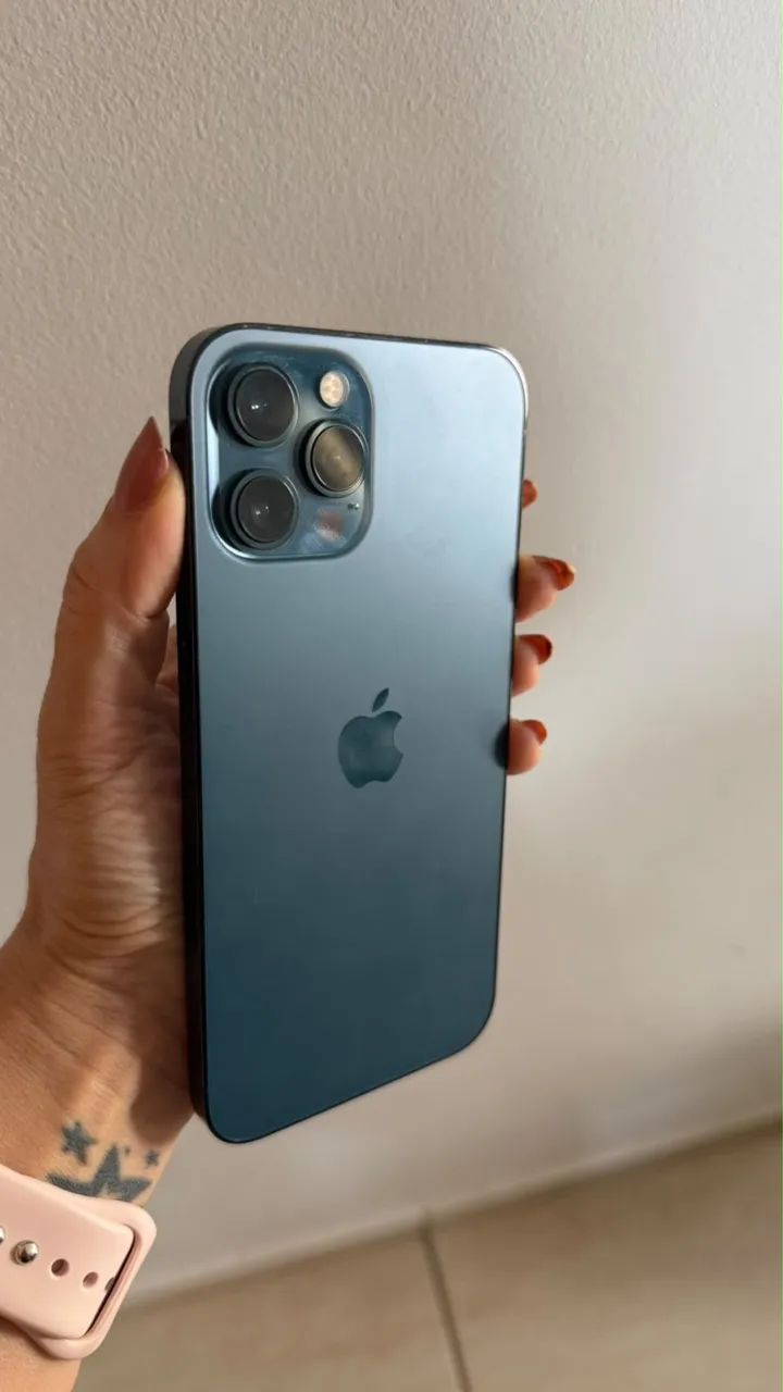 iPhone 12 Pro Max 512GB - Azul-Pacífico - Foto 3