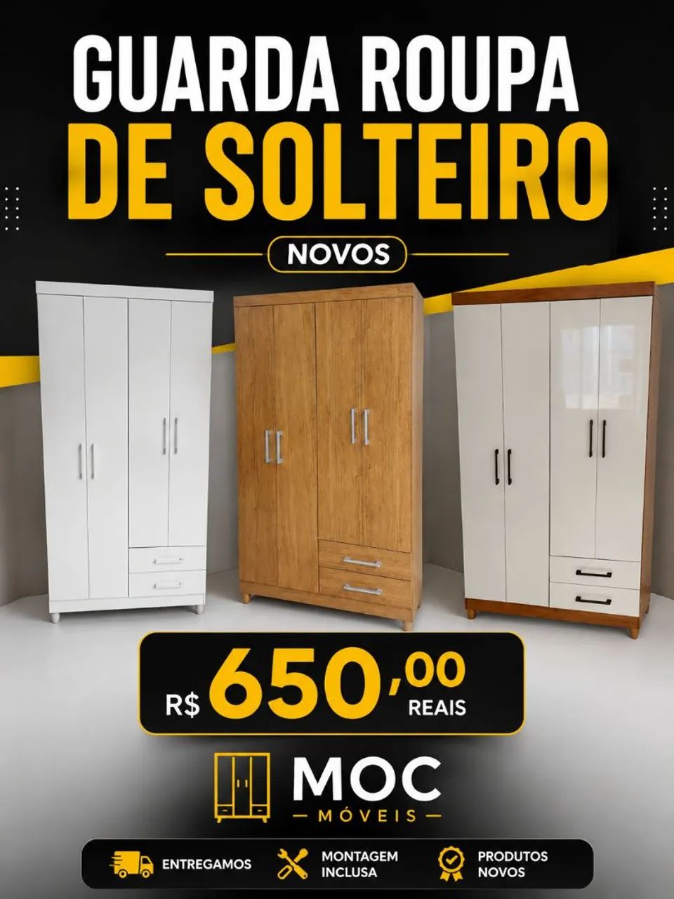 GUARDA ROUPA NOVOS 