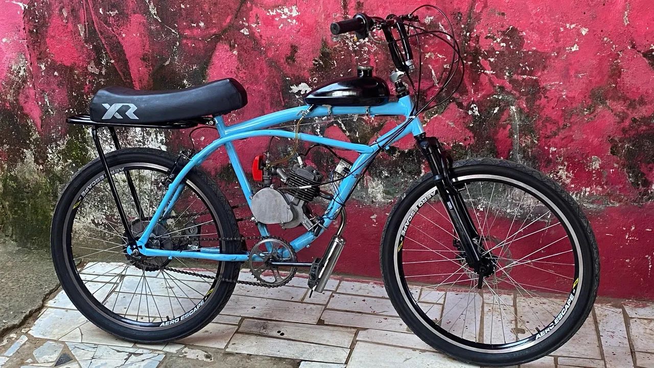 Bicicleta motorizada 80cc - Foto 3