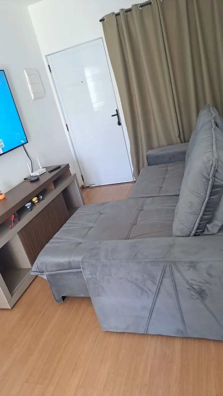 Sofá 2,50m Cinza | NOVÍSSIMO - Menos de 3 Meses de Uso - Foto 3