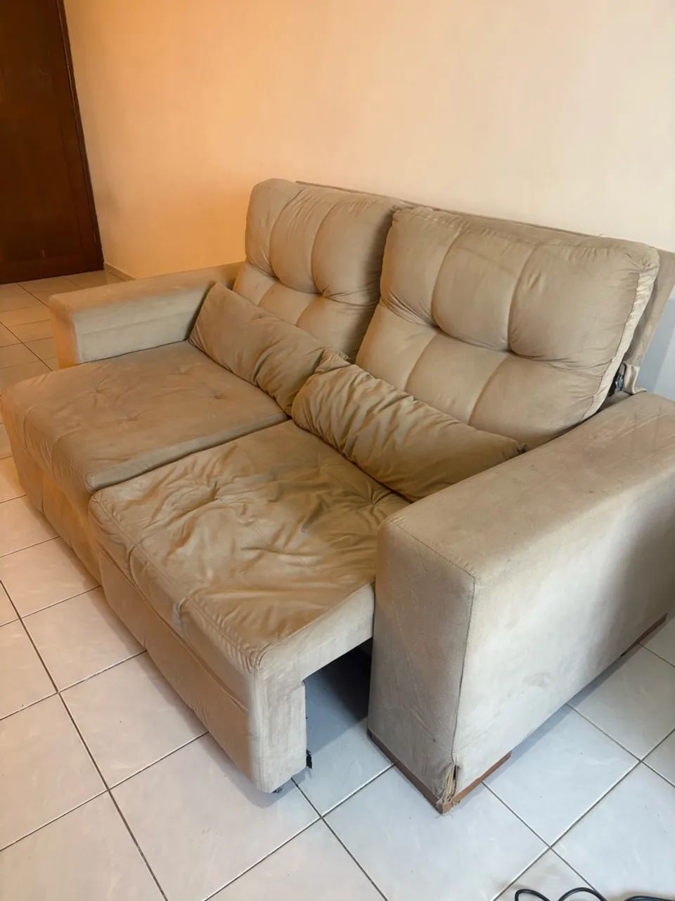 Sofá reclinável 