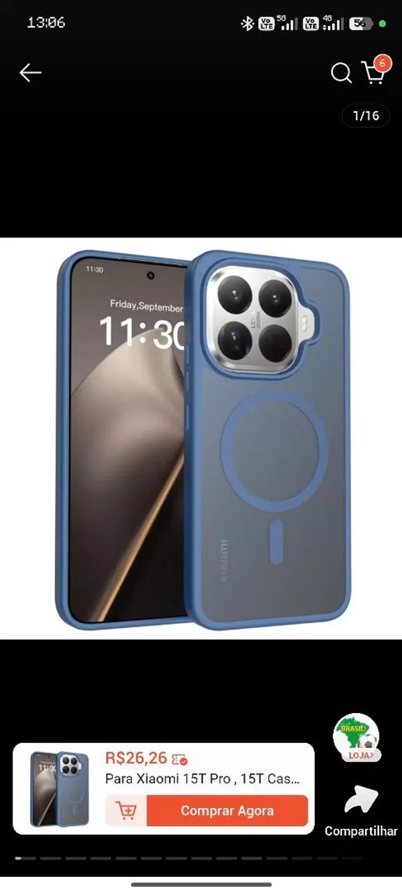 Capinha para Xiaomi 15T nova sem uso  - Foto 3