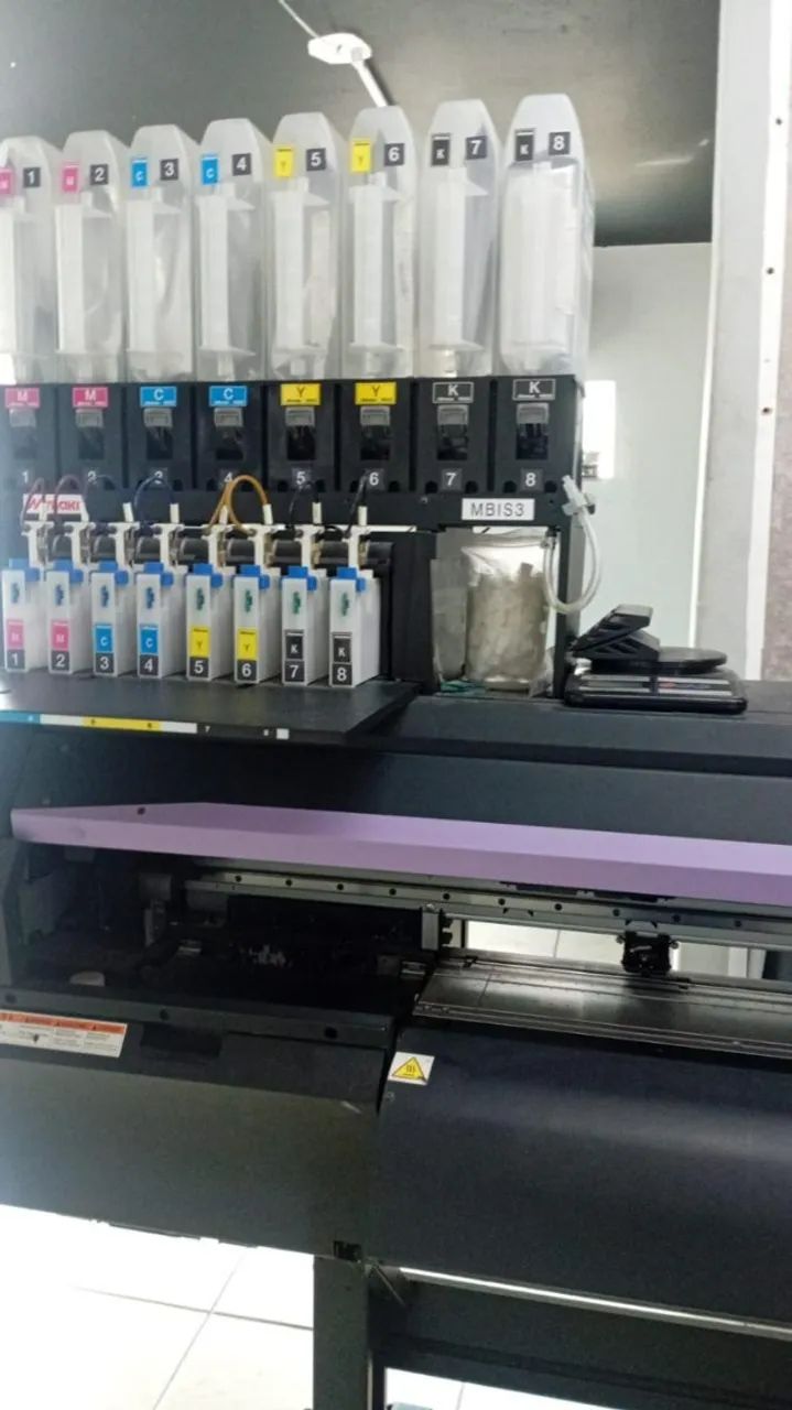 PLOTER MIMAKI CJV 160 BS3 - IMPRIME E RECORTA - Foto 2