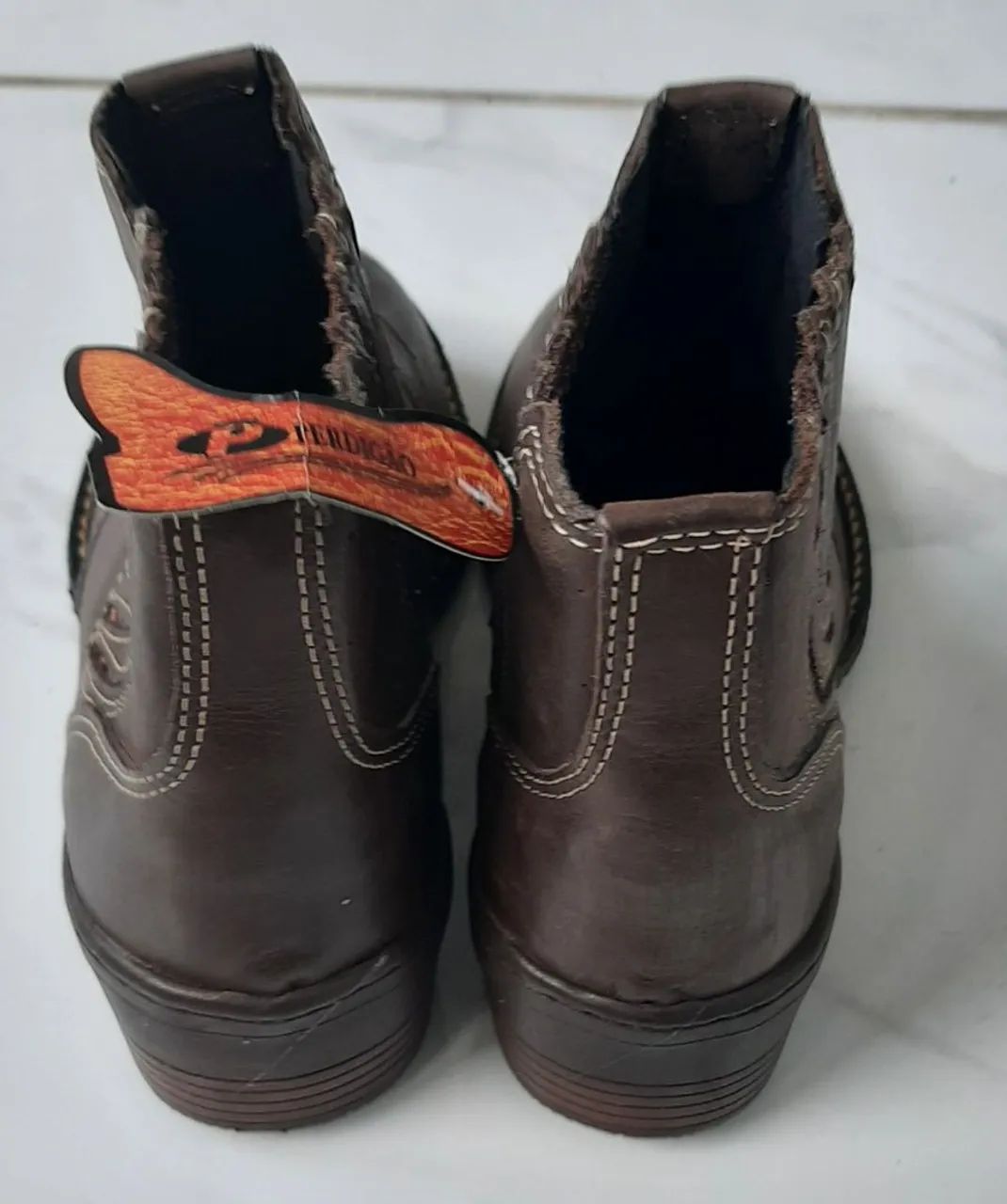Bota de couro perdigão  - Foto 4