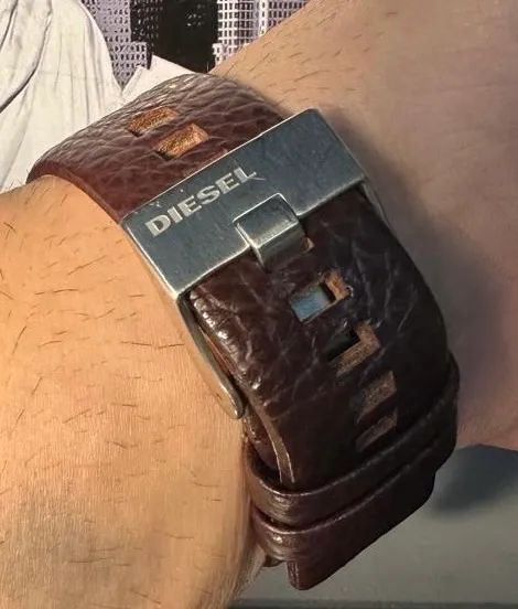 Relógio Diesel DZ4268 Mega Chief Original - Cronógrafo 51 mm - Pulseira em Couro - Foto 2