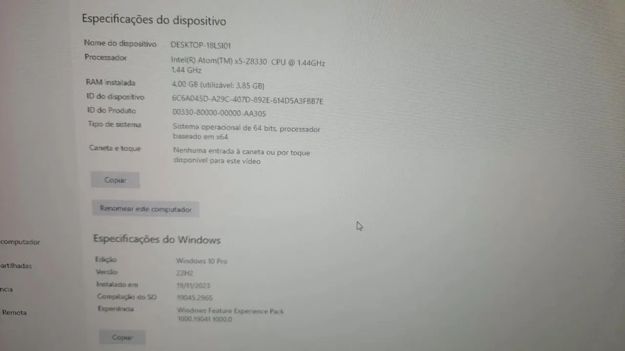Notebook positivo  Modelo 18LS101  - Foto 2