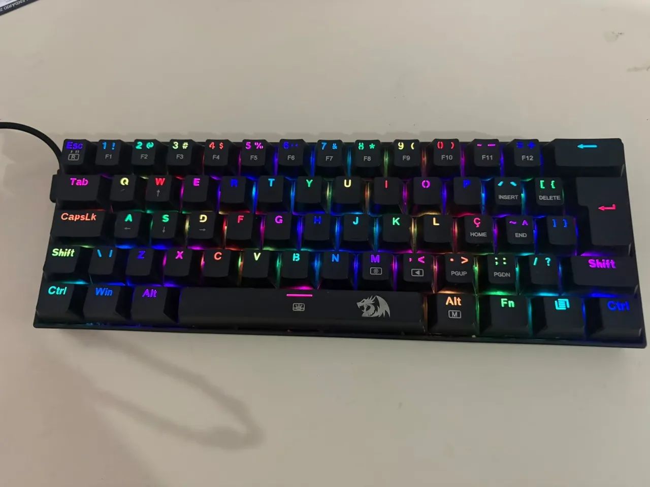 Teclado mecânico 60% Redragon Dragonborn - Foto 3