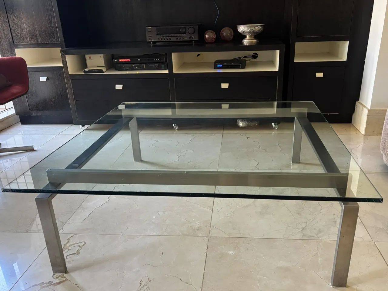Mesa de Centro de Vidro - Excelente Estado