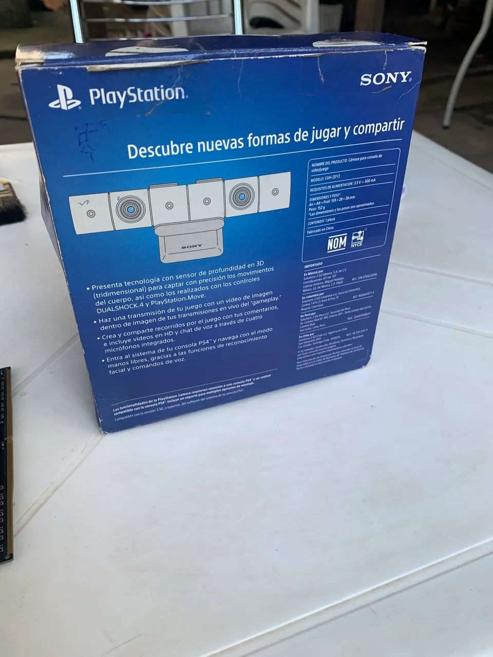 PlayStation Camera Original PS4 Sony com Caixa - Peças e