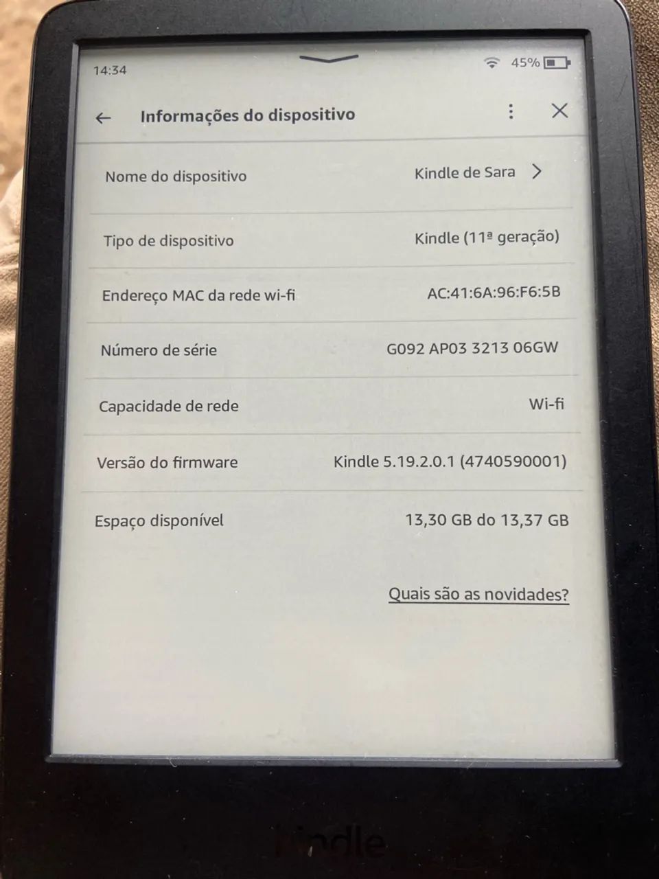 kindle 11 geração 