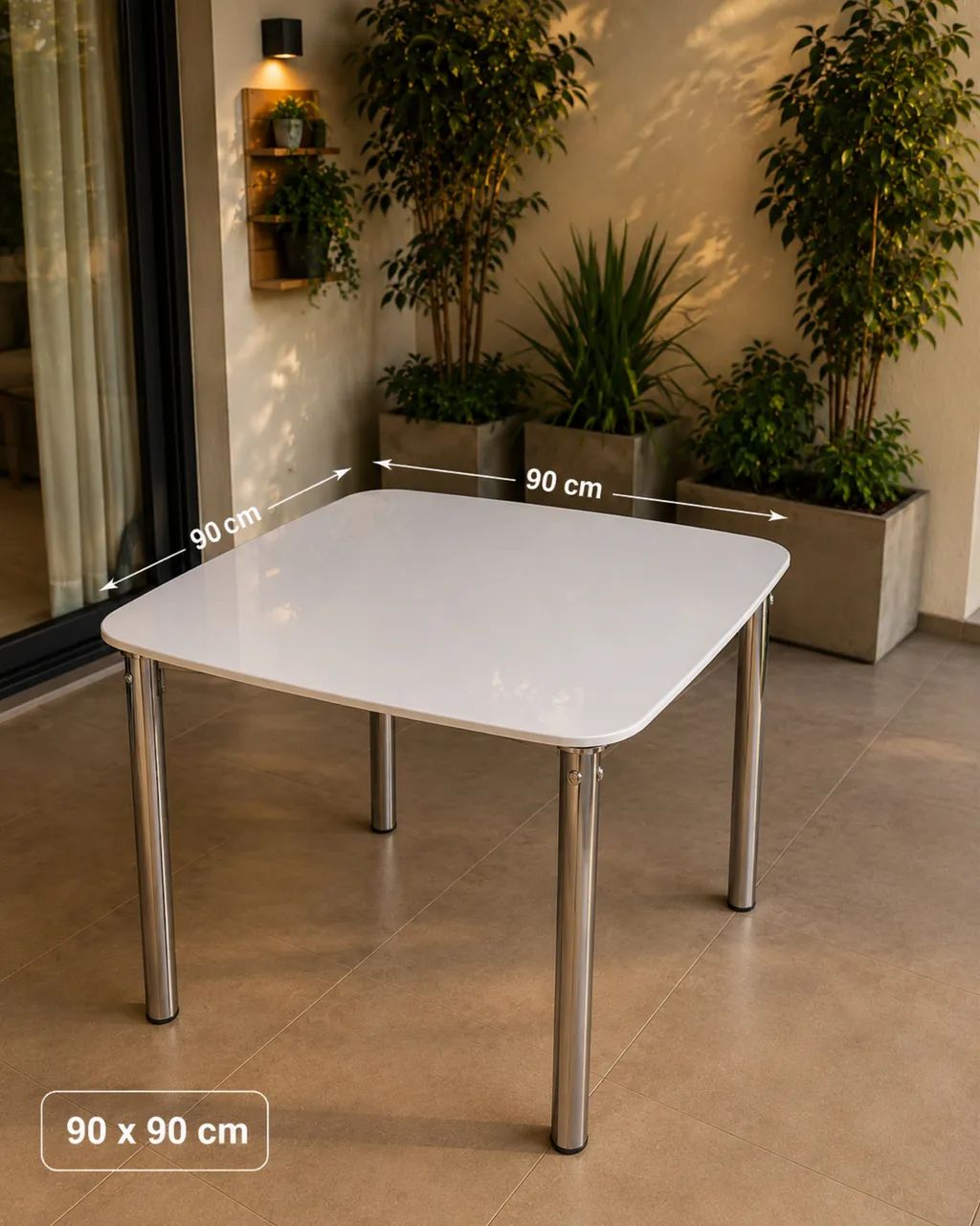 Mesa Nova MDF + Vidro Nova - Foto 3