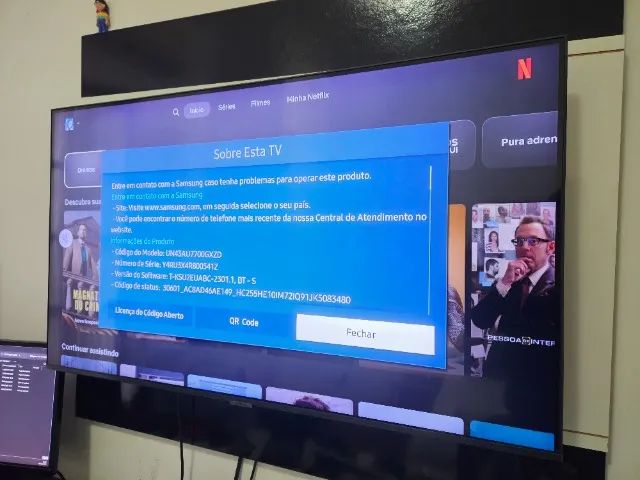 Smart TV 43" Samsung Crystal 4K (Modelo AU7700) - Foto 2