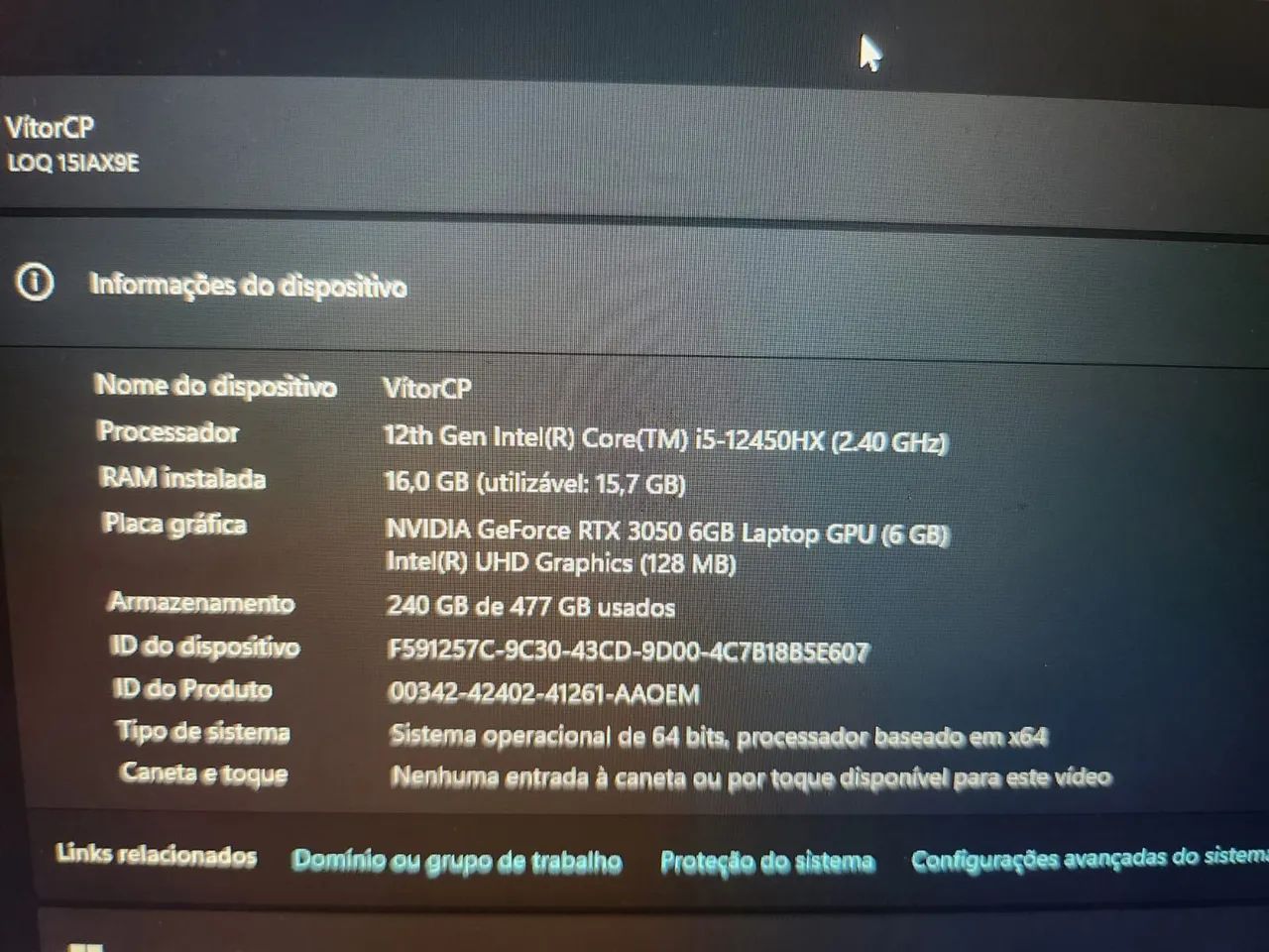 Notebook gamer Lenovo - Foto 2