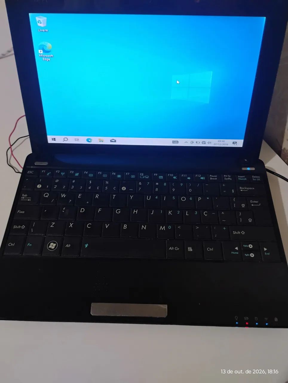 Netbook Asus tela 10 polegadas para peças ou conserto  - Foto 3
