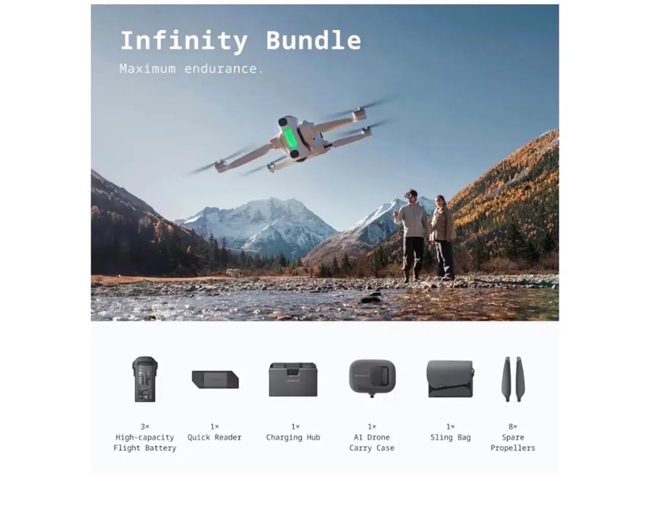 Drone Antigravity A1 infinity bundle NOVO LACRADO  - Foto 5